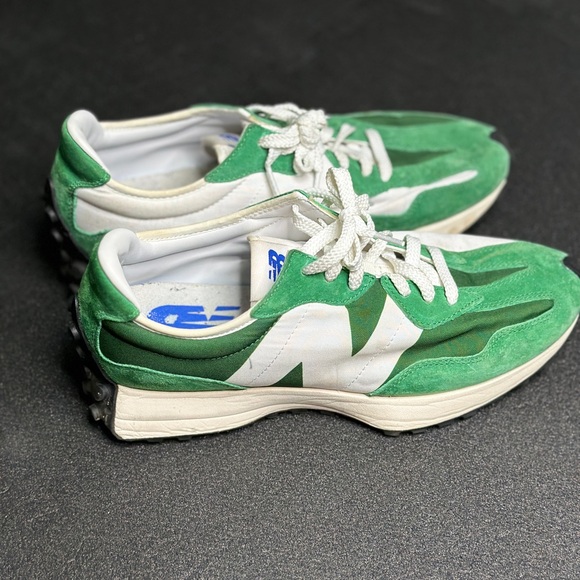 New Balance Classic Green and White Sneakers - Picture 3 of 6